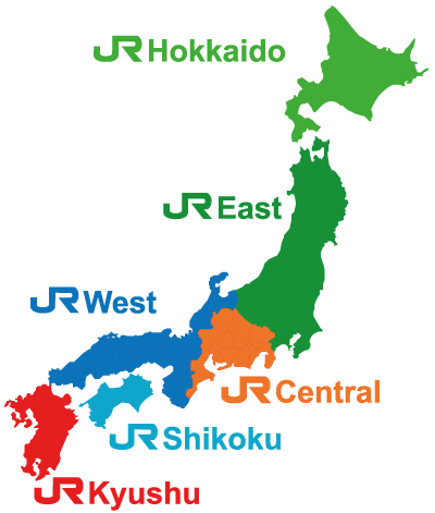Japan Rail карта