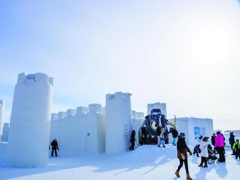 Snow-castle