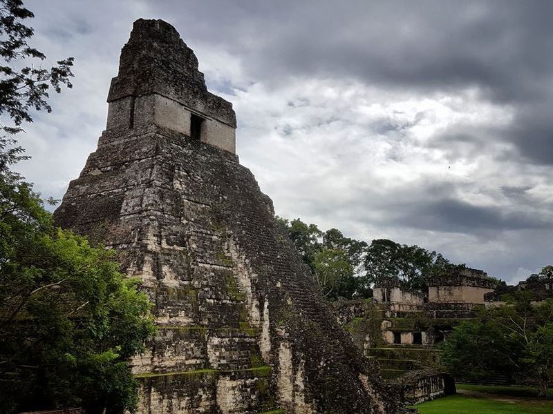 beautiful-shot-of-an-ancient-stone-pyramid-in-tika