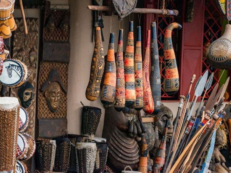 variety-of-african-souvenirs